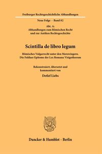 Produktbild: Scintilla de libro legum.