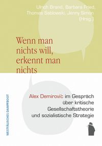 Produktbild: "Wenn man nichts will, erkennt man nichts."