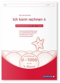 Produktbild: Ich kann rechnen 4 - Sch&uuml;lerarbeitsheft f&uuml;r die 3. Klasse