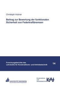 Produktbild: Beitrag zur Bewertung der funktionalen Sicherheit von Federkraftbremsen