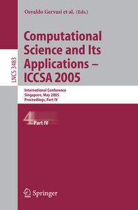 Produktbild: Computational Science and Its Applications - ICCSA 2005