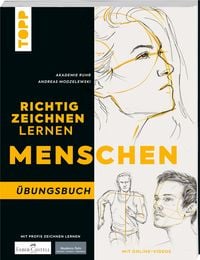 Produktbild: Richtig Zeichnen lernen Mensch. &Uuml;bungsbuch