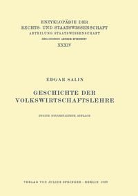 Produktbild: Geschichte der Volkswirtschaftslehre