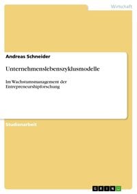 Produktbild: Unternehmenslebenszyklusmodelle