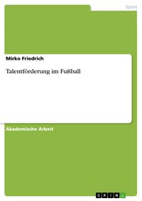 Produktbild: Talentf&ouml;rderung im Fu&szlig;ball