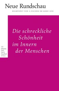 Produktbild: Neue Rundschau 2016/4