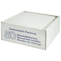 Produktbild: Haushaltskerzen wei&szlig; 21x195mm 50 St&uuml;ck