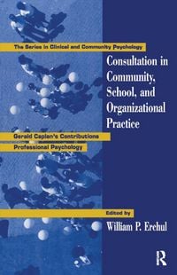Produktbild: Consultation In Community, School, And Organizational Practice