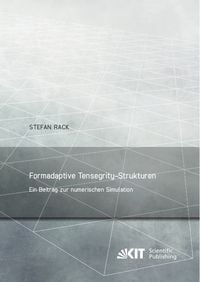 Produktbild: Formadaptive Tensegrity-Strukturen : ein Beitrag zur numerischen Simulation