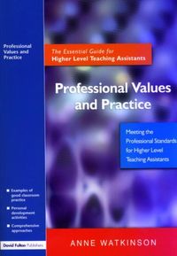 Produktbild: Watkinson, A: Professional Values and Practice