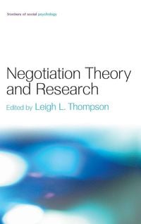 Produktbild: Negotiation Theory and Research