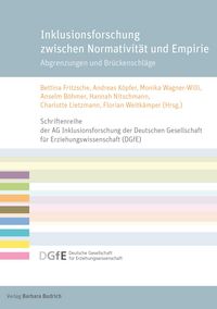 Produktbild: Inklusionsforschung zwischen Normativit&auml;t und Empirie