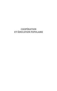 Produktbild: Cooperation et education populaire