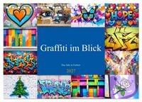 Produktbild: Graffiti im Blick &ndash; Das Jahr in Farben (Tischkalender 2027 DIN A5 quer), CALVENDO Monatskalender