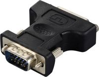 Produktbild: Renkforce RF-6667626 DVI / VGA Adapter [1x DVI-Buchse 24+5pol. - 1x VGA-Stecker] Schwarz schraubbar