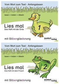 Lies mal - Die Hefte Band 1 und Band 2 im Paket (Ente und Frosch) von Peter Wachendorf