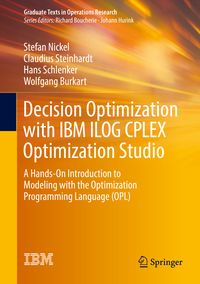 Produktbild: Decision Optimization with IBM ILOG CPLEX Optimization Studio