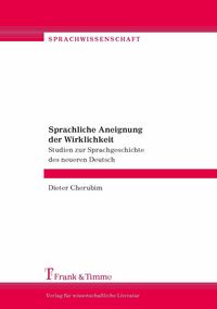 Produktbild: Sprachliche Aneignung der Wirklichkeit