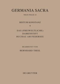 Produktbild: Das Bistum Konstanz 4. Das (freiweltliche) Damenstift Buchau am Federsee