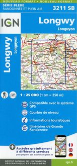 Produktbild: Longwy. Longuyon 1:25 000