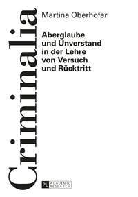 Produktbild: Aberglaube und Unverstand in der Lehre von Versuch und Ruecktritt