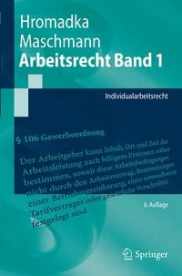 Produktbild: Arbeitsrecht Band 1