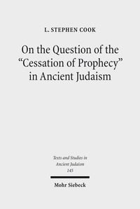 Produktbild: On the Question of the "Cessation of Prophecy" in Ancient Judaism