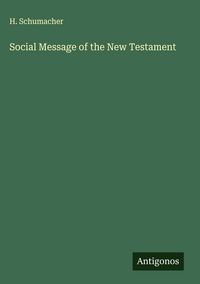 Produktbild: Social Message of the New Testament