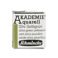 Produktbild: Schmincke Akademie Aquarell 1/2 N&auml;pfchen, Oliv Gelbgr&uuml;n