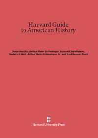 Produktbild: Harvard Guide to American History
