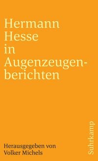 Produktbild: Hermann Hesse in Augenzeugenberichten