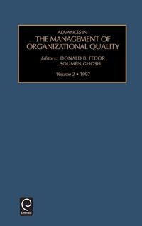 Produktbild: Advances in the Management of Organizational Quality