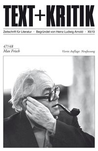 Produktbild: Max Frisch