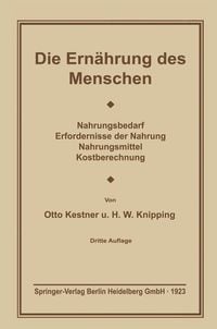 Produktbild: Die Ern&auml;hrung des Menschen
