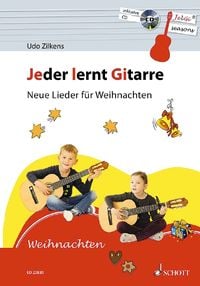 Produktbild: Jeder lernt Gitarre - Neue Lieder f&uuml;r Weihnachten
