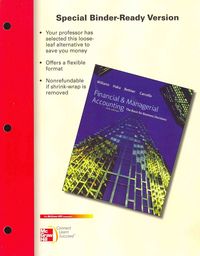 Produktbild: Financial & Managerial Accounting: The Basis for Business Decisions