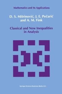 Produktbild: Classical and New Inequalities in Analysis