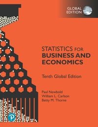 Produktbild: Statistics for Business and Economics, Global Edition