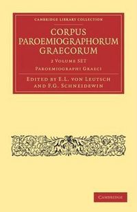 Produktbild: Grc-Corpus Paroemiographorum G