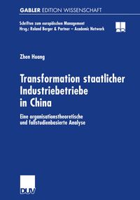 Produktbild: Transformation staatlicher Industriebetriebe in China