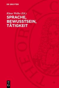 Produktbild: Sprache, Bewu&szlig;tsein, T&auml;tigkeit