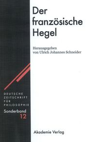 Produktbild: Der franz&ouml;sische Hegel
