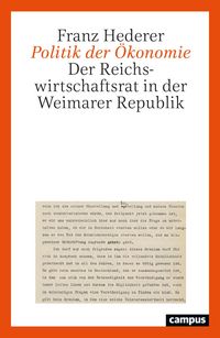 Produktbild: Politik der &Ouml;konomie