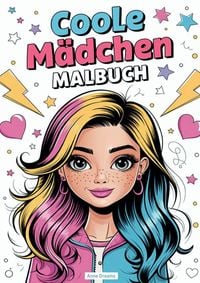 Produktbild: Coole M&auml;dchen Malbuch