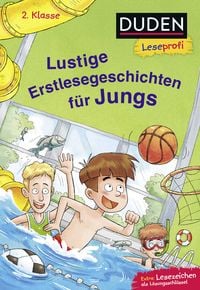 Produktbild: Duden Leseprofi &ndash; Lustige Erstlesegeschichten f&uuml;r Jungs, 2. Klasse (Doppelband)