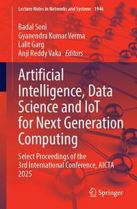 Produktbild: Artificial Intelligence, Data Science and IoT for Next Generation Computing