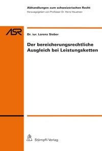 Produktbild: Der bereicherungsrechtliche Ausgleich bei Leistungsketten