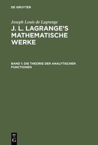 Produktbild: Die Theorie der analytischen Functionen
