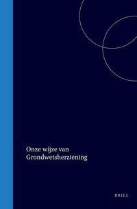 Produktbild: Onze Wijze Van Grondwetsherziening