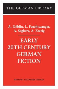 Produktbild: Early 20th Century German Fiction